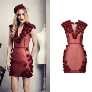 Red roses H&M Conscious dress